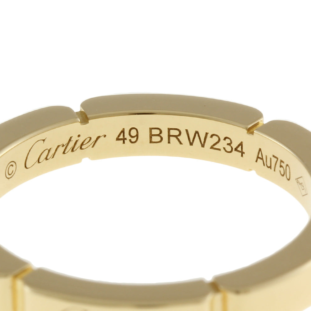 約25mm素材カルティエ マイヨンパンテール リング 指輪 9号 18金 K18イエローゴールド レディース CARTIER