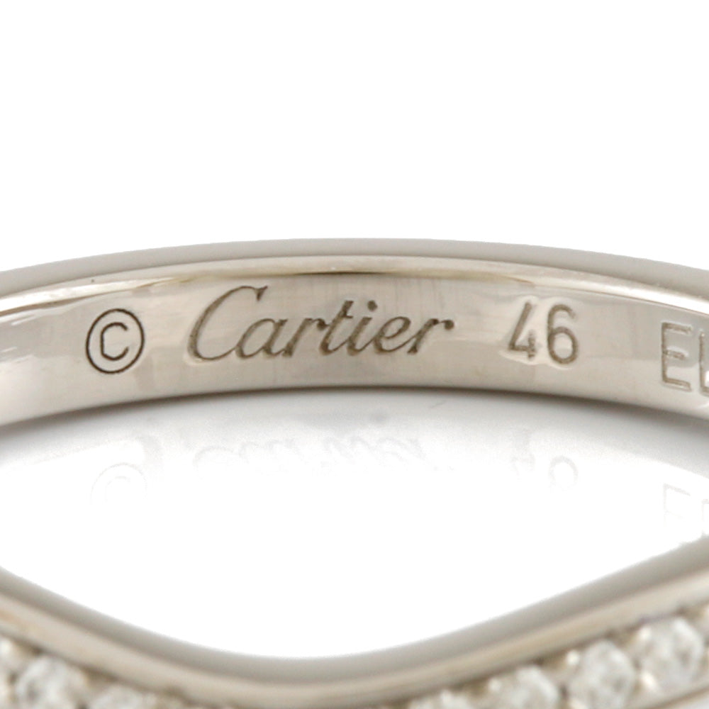 【限界値下げ祭14-OF】カルティエ CARTIER リング・指輪 6号 ダイヤモンド：25石 レディース 中古