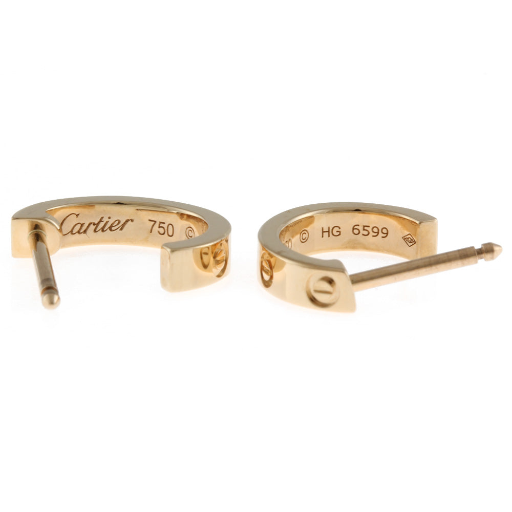 中古】 カルティエ CARTIER K18PG ピアス ミニラブ 18金 K18ピンクゴールド ピンクゴールド レディース【SH】【BJ】 –  【公式】リサイクルキング オンラインショップ