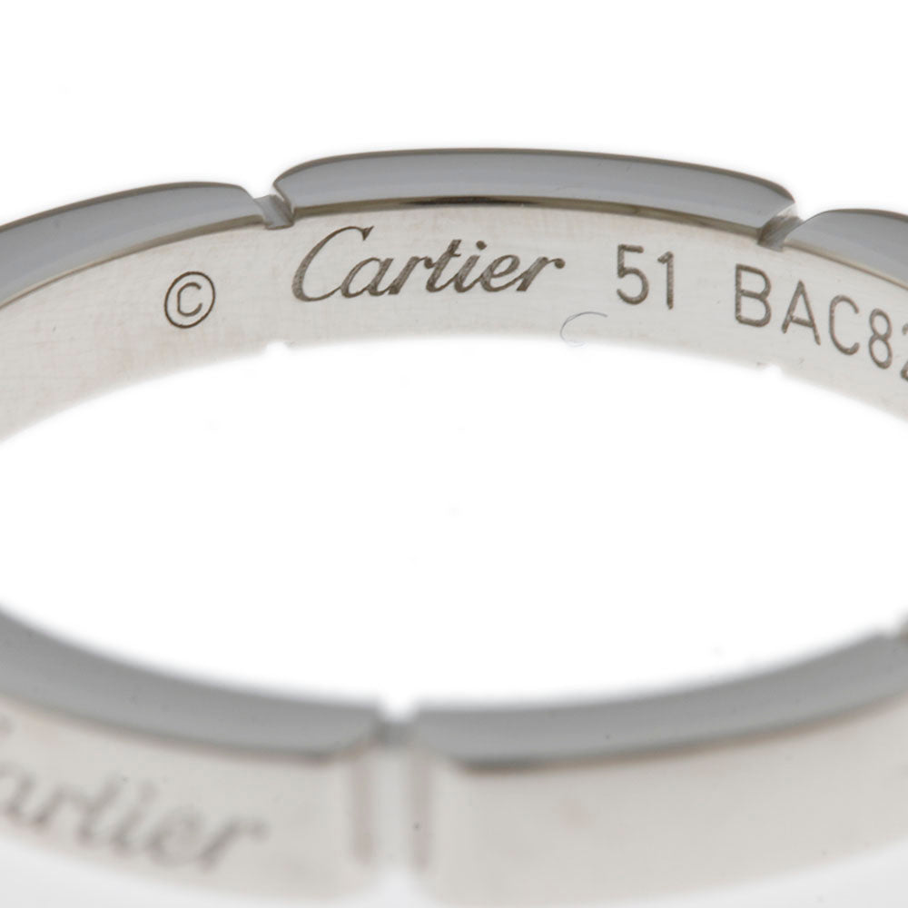 カルティエ CARTIER マイヨンパンテール リング・指輪 11号 18金 K18ホワイトゴールド レディース 中古