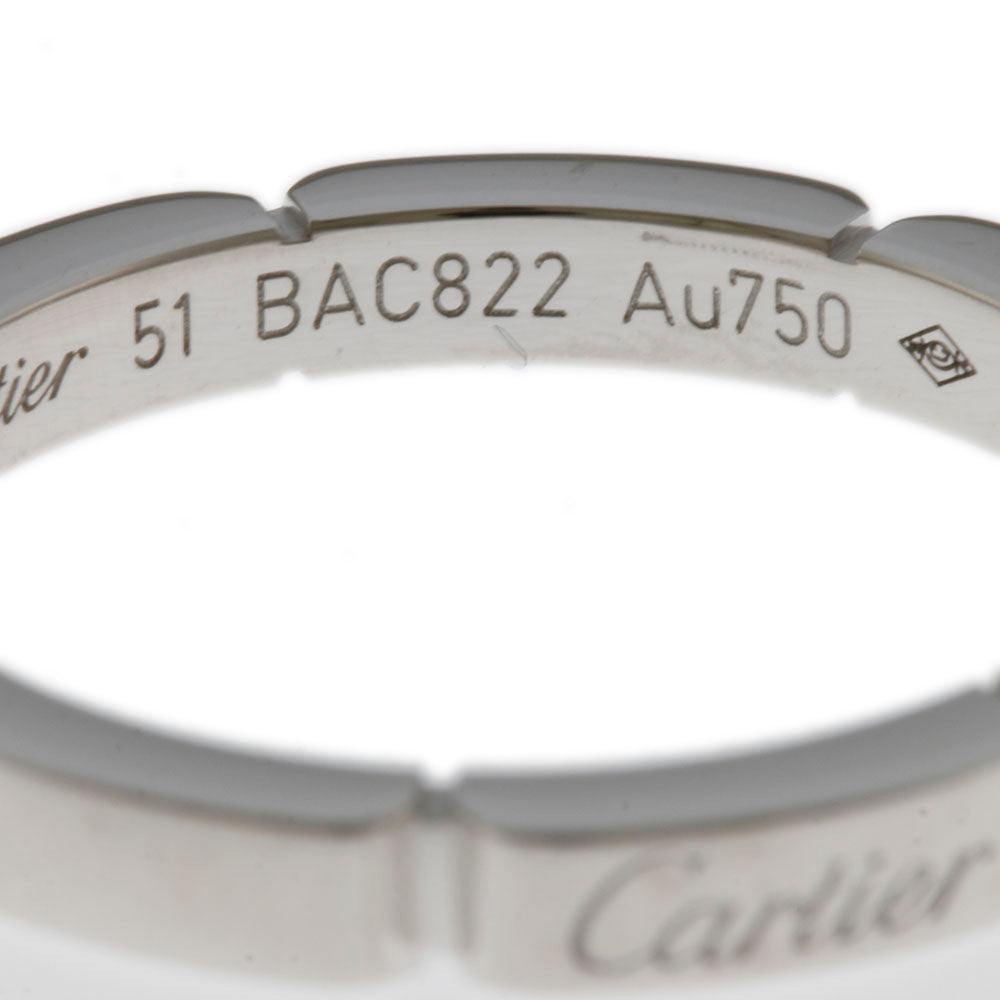 カルティエ CARTIER マイヨンパンテール リング・指輪 11号 18金 K18ホワイトゴールド レディース 中古