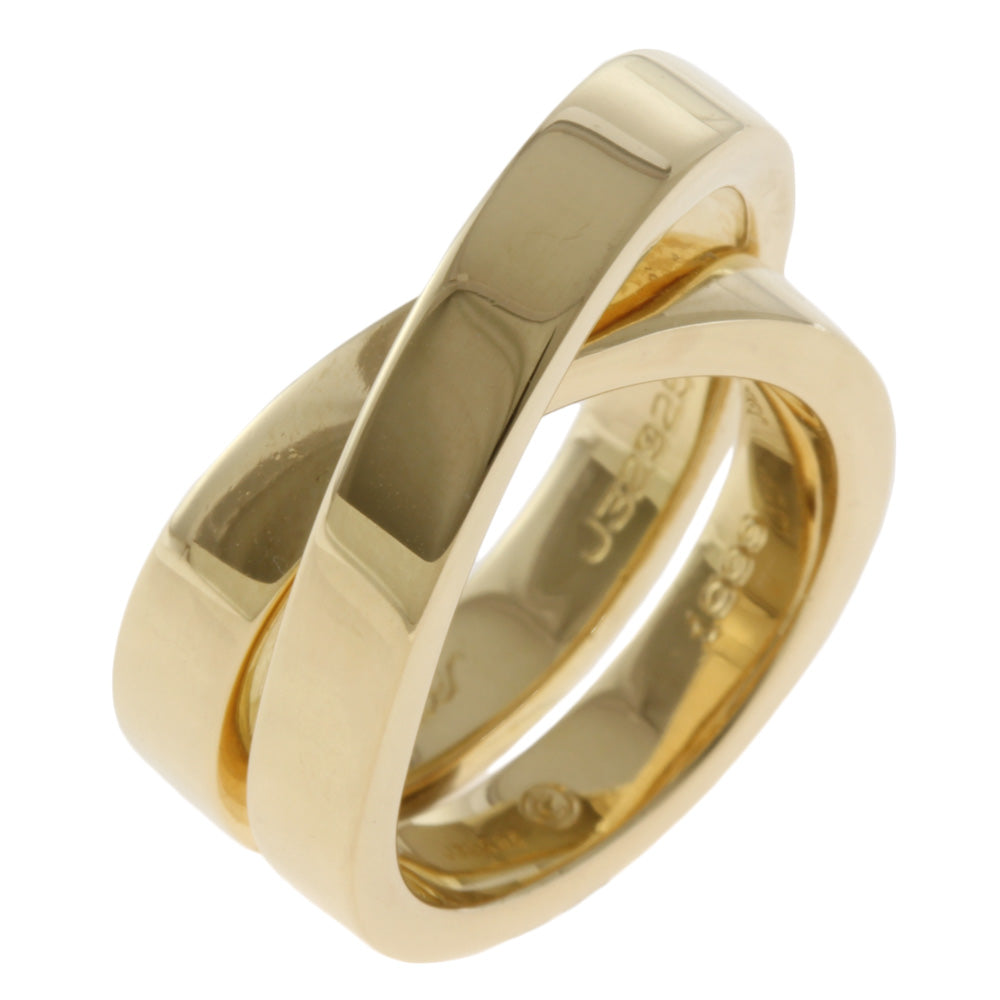 Cartier Paris 51 Ring Size 10.5 18K Yellow Gold Women s Used