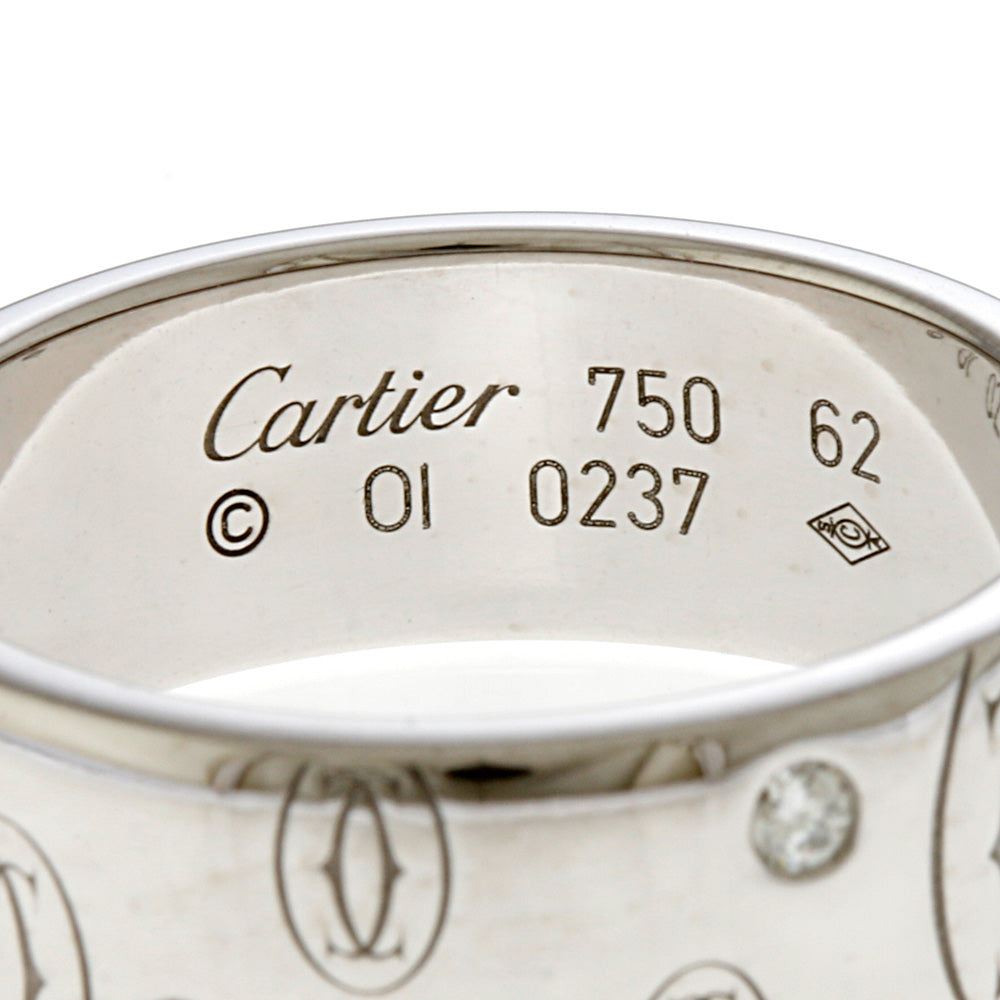 カルティエ CARTIER ハッピーバースデー リング・指輪 21.5号 18金 K18ホワイトゴールド ダイヤモンド ユニセックス 中古 –  【公式】リサイクルキング オンラインショップ