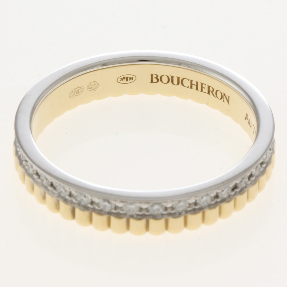 ブシュロン Boucheron キャトル ラディアント リング・指輪 10号 18金 K18イエローゴールド ダイヤモンド レディース 中古