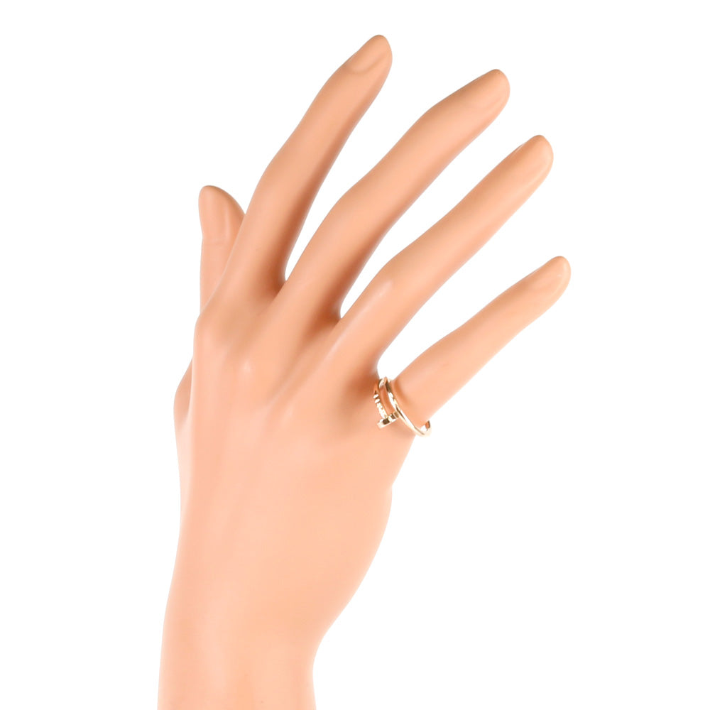 最終値下げ祭3-OF】カルティエ CARTIER リング・指輪 6.5号 18金  