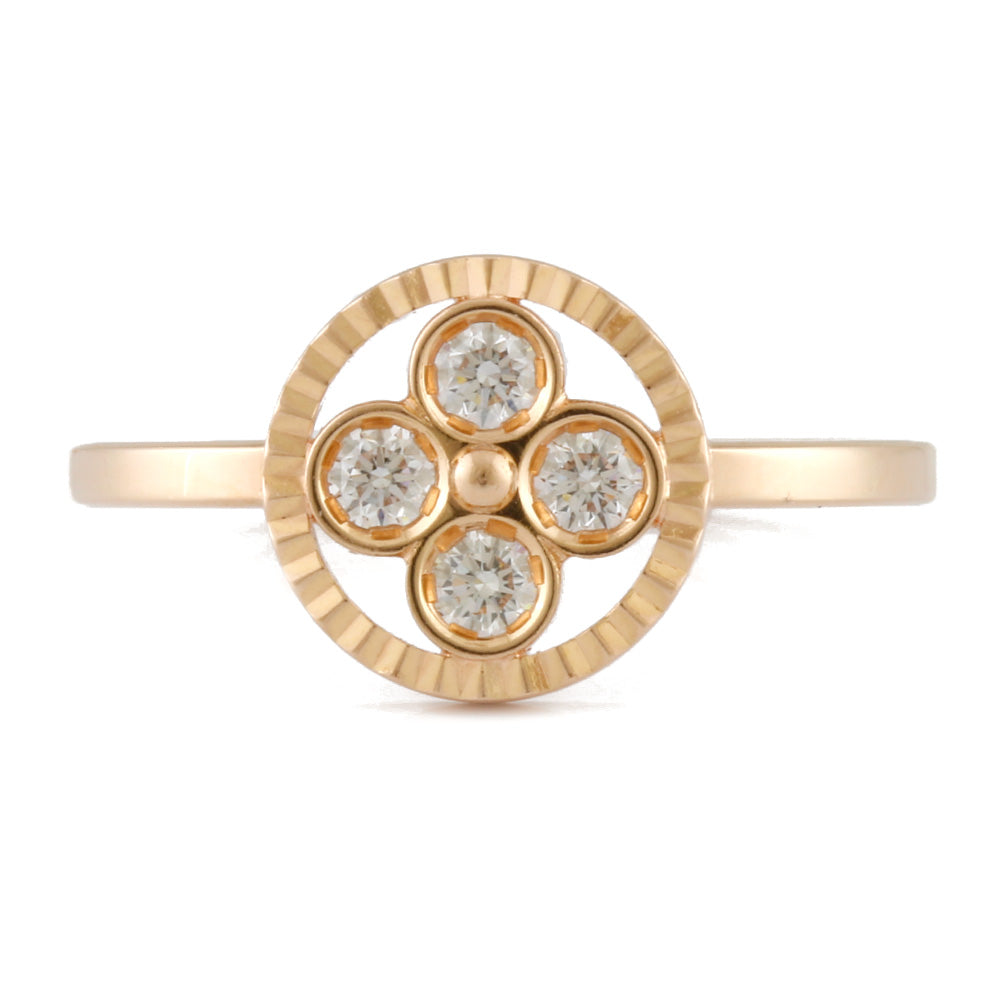 [Limited Price Reduction Festival 7-OF] Louis Vuitton Ring, Size 18K  Gold, Diamond: stones, Women's, Used