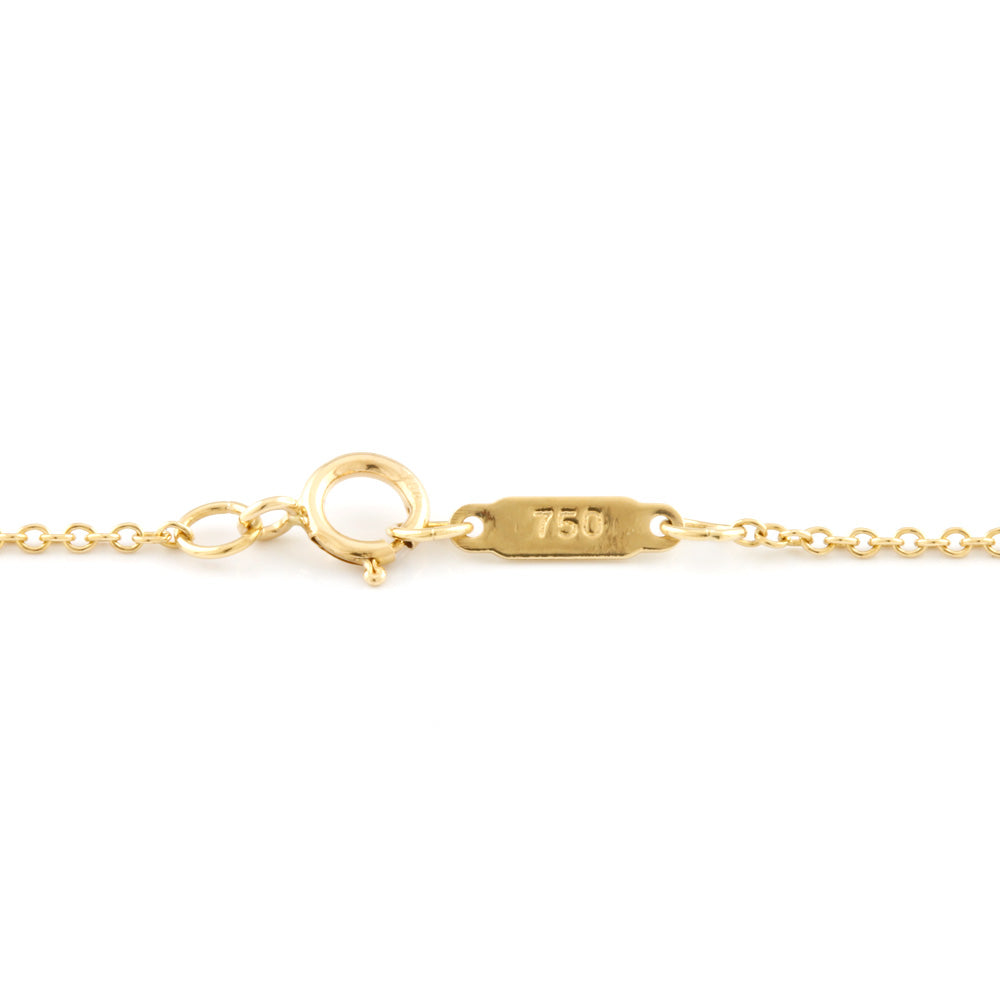 中古】 ティファニー TIFFANY&Co. K18 K18WG ネックレス ダイヤモンド