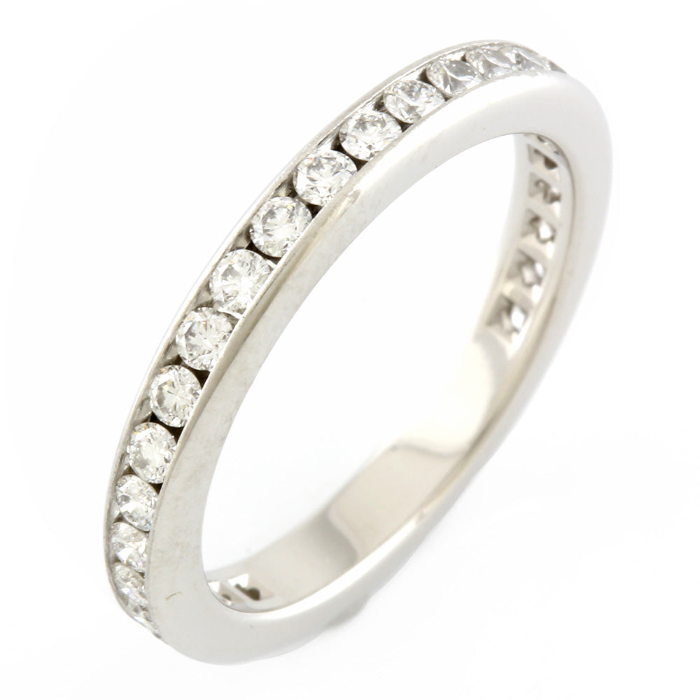 中古】 ティファニー TIFFANY&Co. Pt950 リング 指輪 ダイヤモンド 7.5 