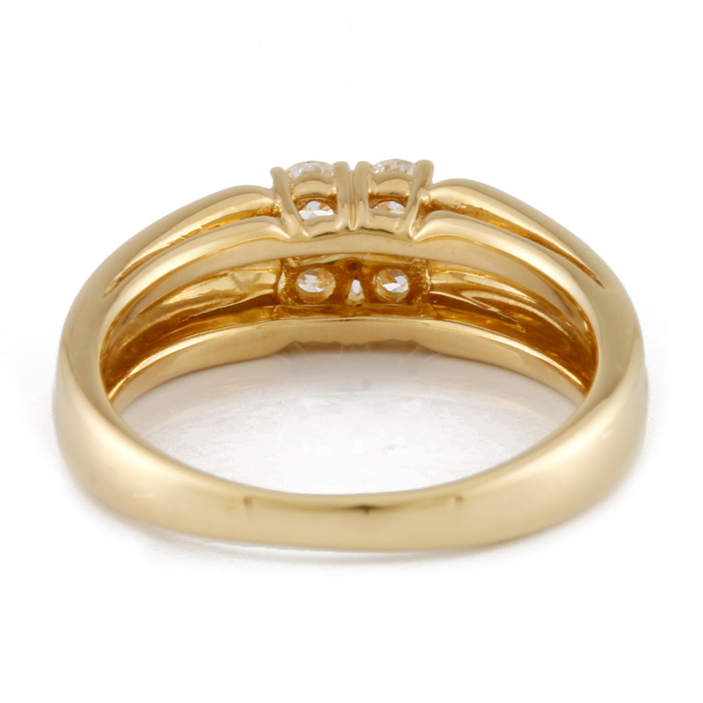 中古】 ディオール Dior K18 リング 指輪 ダイヤモンド：4石 18金 K18 