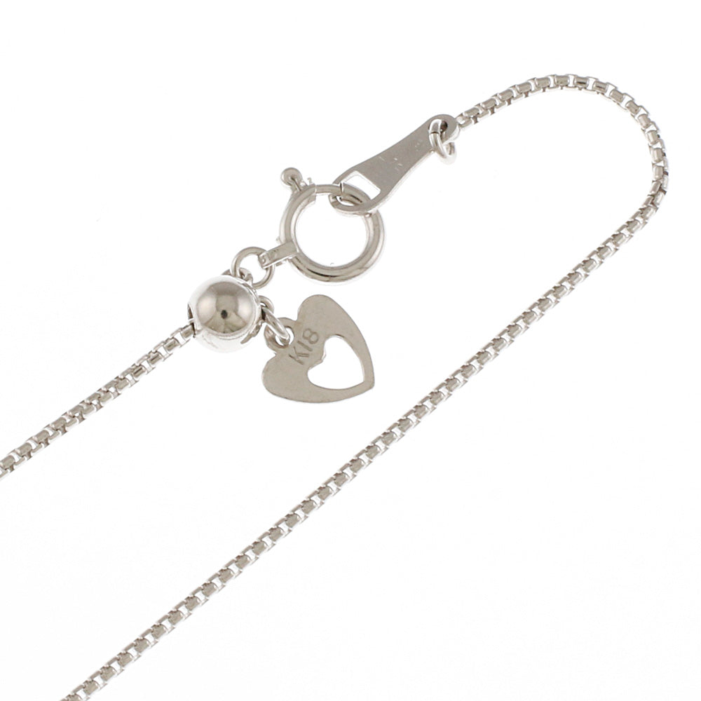 Used] TASAKI K18WG Necklace Diamond 1.20ct 18K K18 White Gold