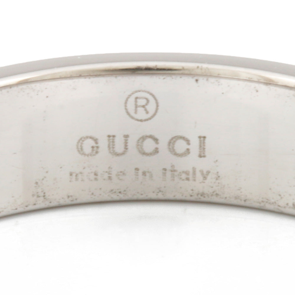 中古】 グッチ GUCCI K18WG リング 指輪 アイコン 18金 K18ホワイトゴールド シルバー レディース【BIM】 –  【公式】リサイクルキング オンラインショップ