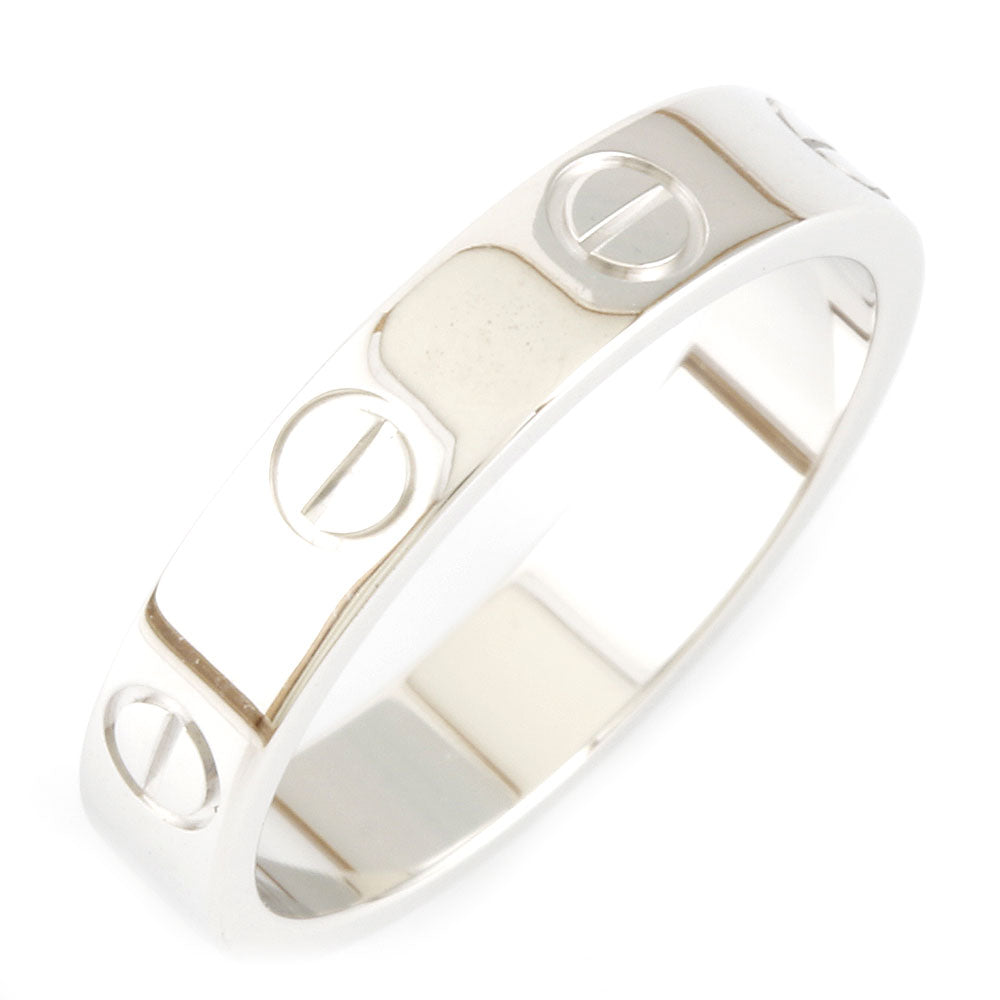 Used] Cartier K18WG Ring Mini Love #49 18K White Gold Silver Women's –  【公式】リサイクルキング オンラインショップ