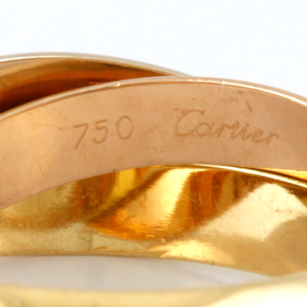 中古】 カルティエ CARTIER K18 K18WG リング 指輪 13号 ＃53 トリニティ 3カラー 18金 K18ゴールド K18 –  【公式】リサイクルキング オンラインショップ