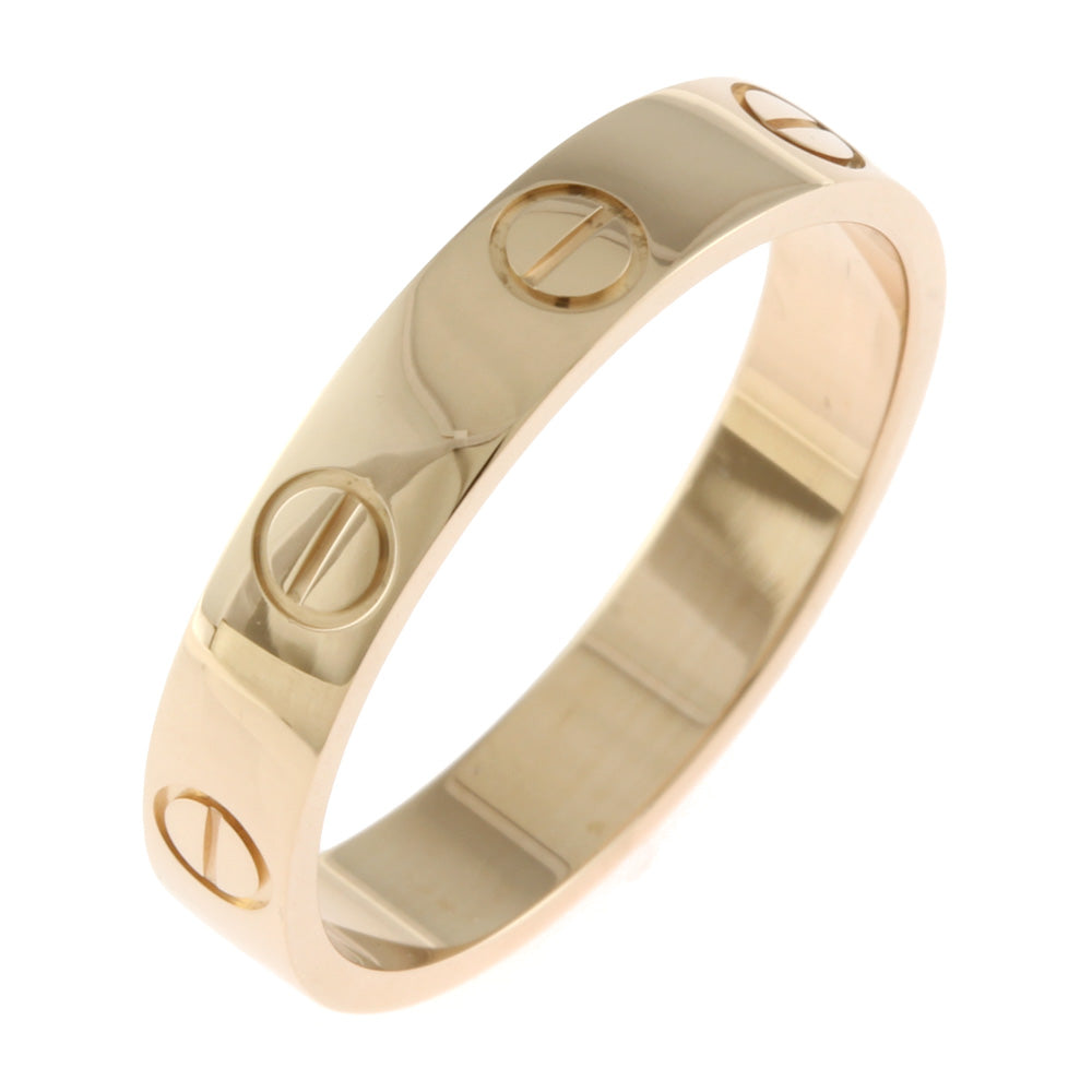 中古】 カルティエ CARTIER K18PG リング 指輪 ミニラブ #52 18