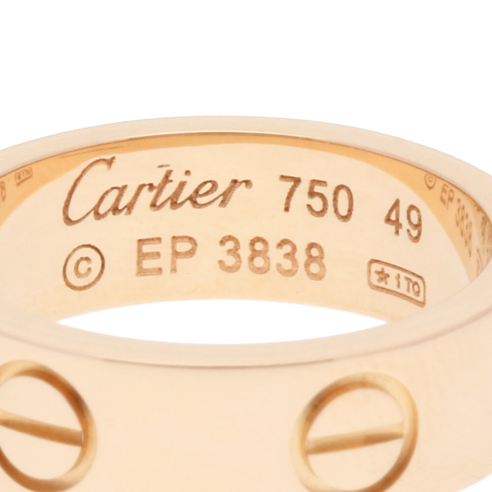 【中古】 カルティエ CARTIER K18PG リング 指輪 ラブリング 9号 #49 18金 K18ピンクゴールド ピンクゴールド  レディース【SH】【BJ】【BIM】