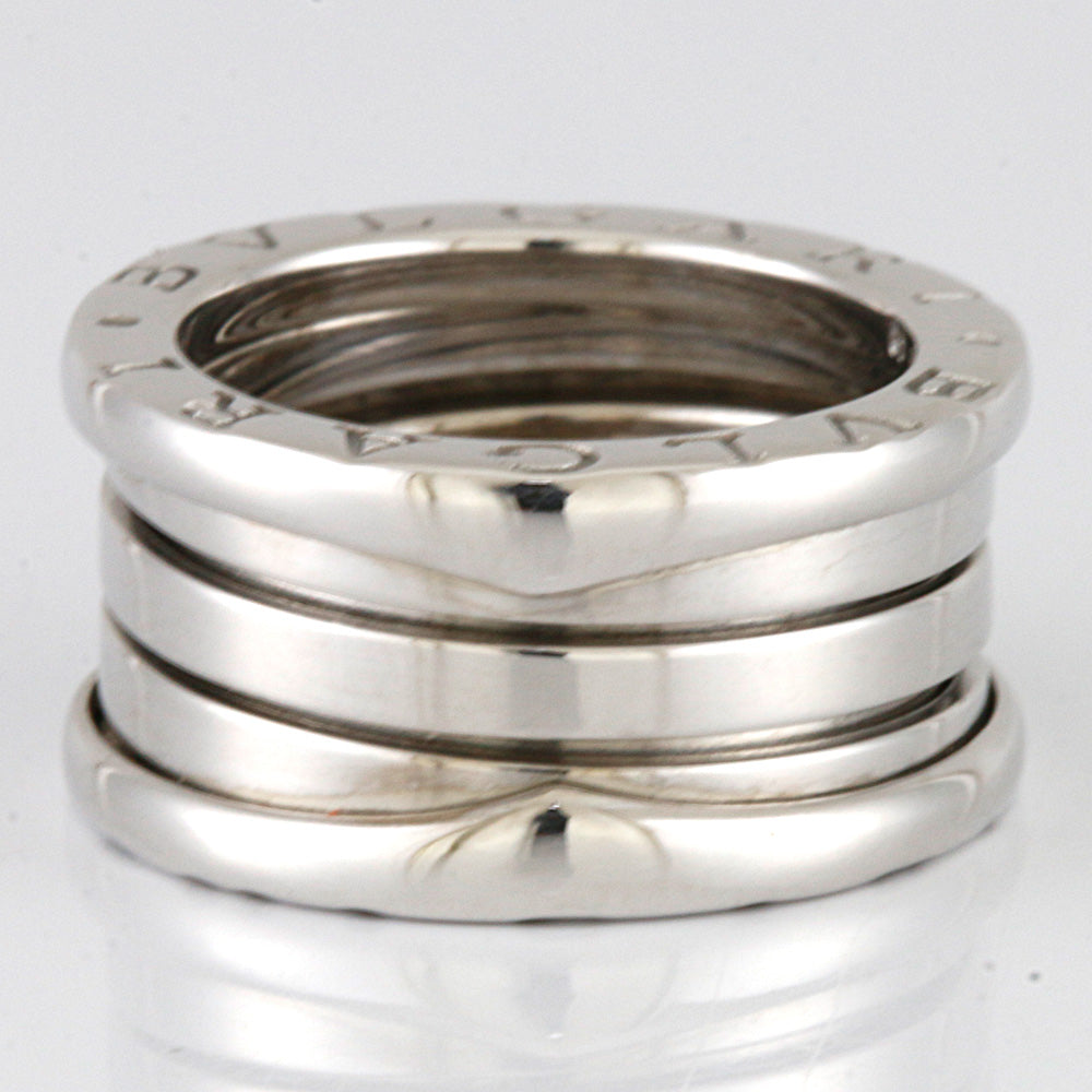 中古】 ブルガリ BVLGARI K18WG リング 指輪 7号 ＃48 B-zero.1 ビー 