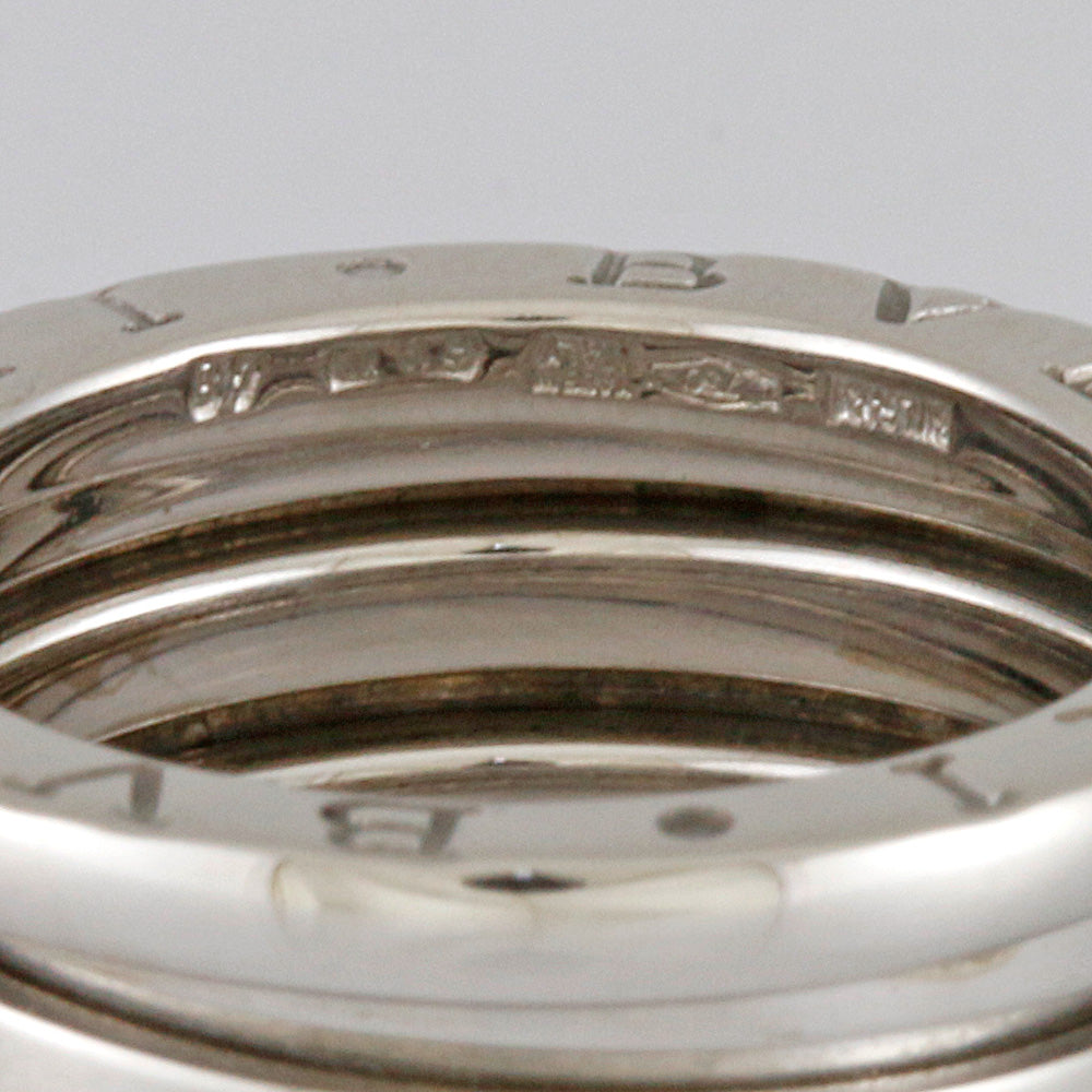 中古】 ブルガリ BVLGARI K18WG リング 指輪 7号 ＃48 B-zero.1 ビー 
