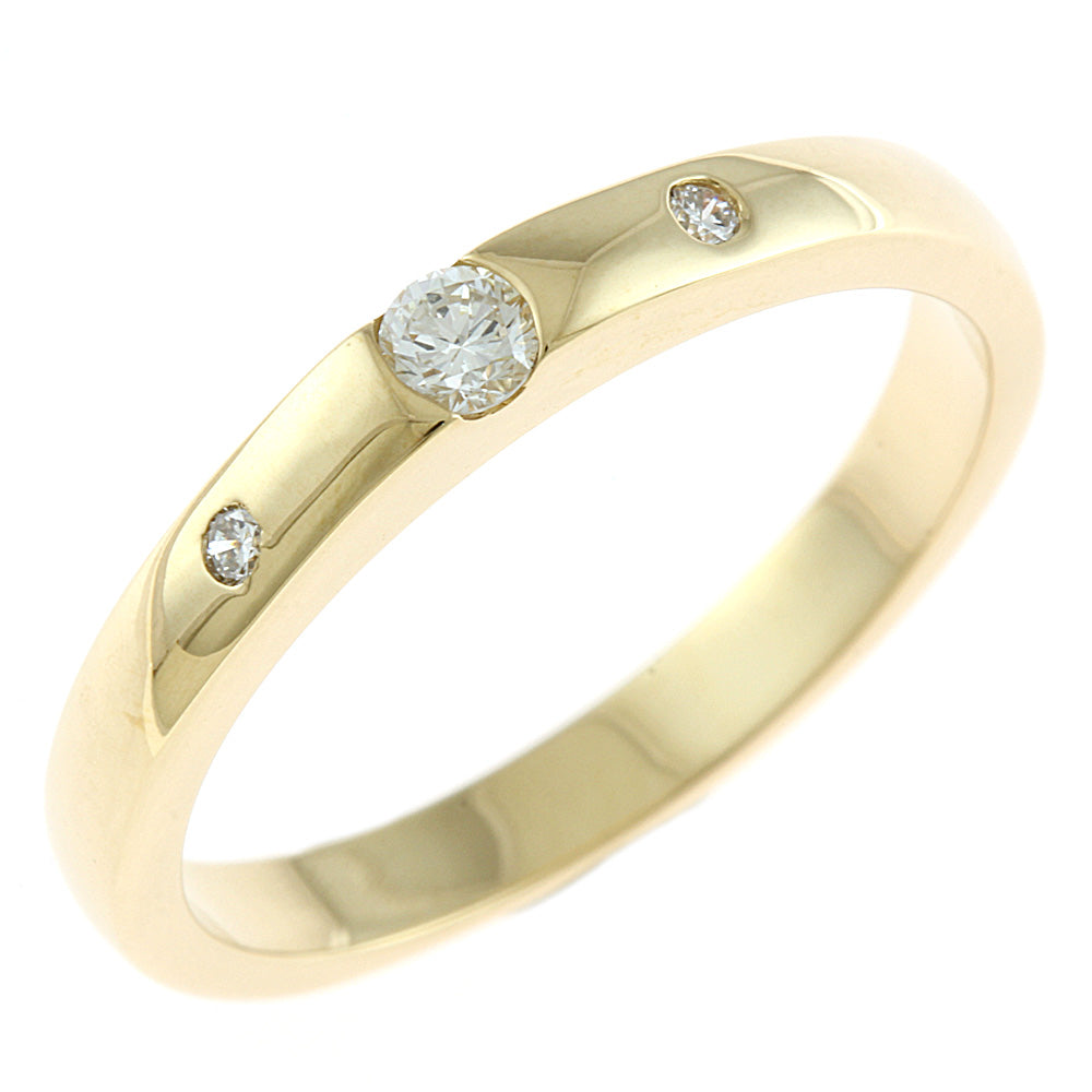 [Used] Star Jewelry STAR JEWELRY K18 Ring Diamond Size 10 0.09ct 18K K18  Gold Gold Ladies [BJ] [BIM]