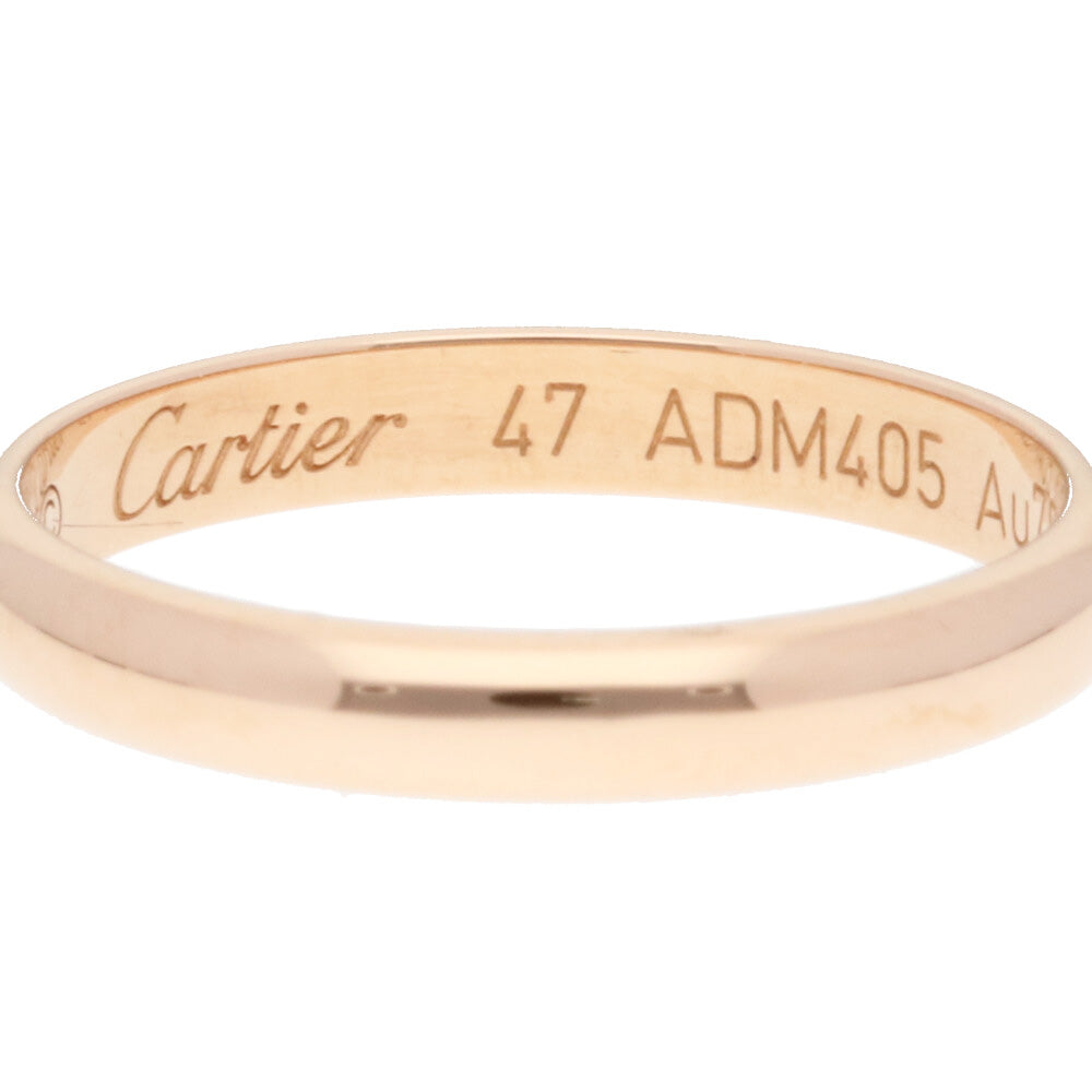 中古】 カルティエ CARTIER K18PG リング 指輪 7号 #47 ウェディングリング 18金 K18ピンクゴールド ピンクゴール –  【公式】リサイクルキング オンラインショップ