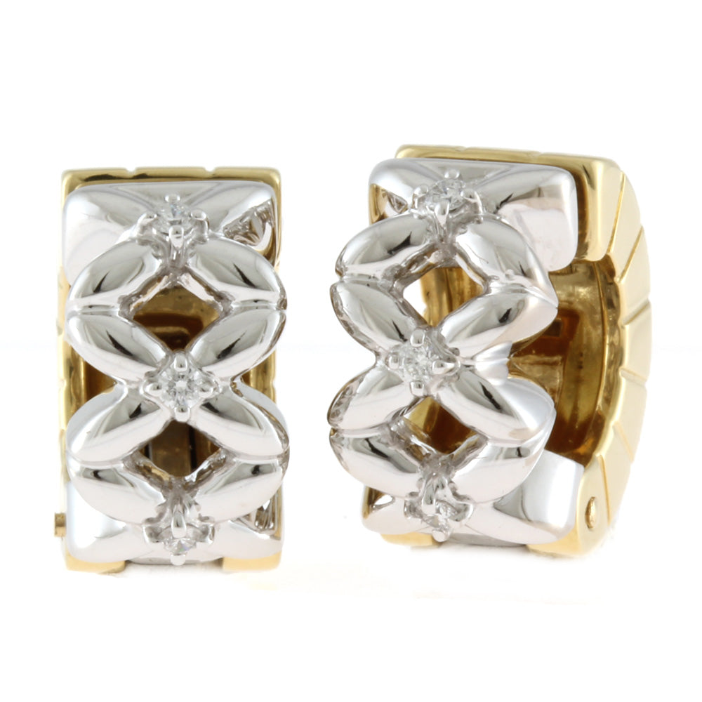 K18 WG 18金 ホワイトゴールド ダイヤモンド イヤリング 【公式通販】