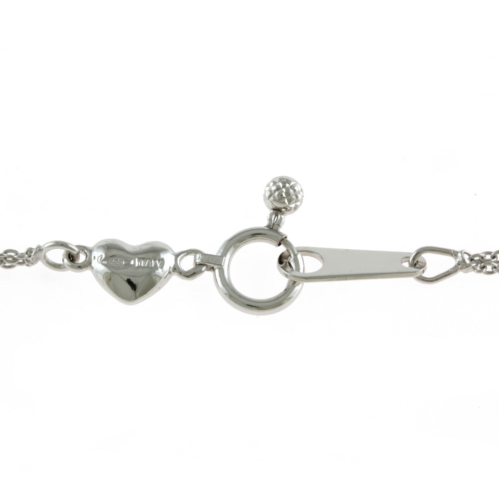 中古】 ポンテヴェキオ Ponte Vecchio K18WG ネックレス ダイヤモンド