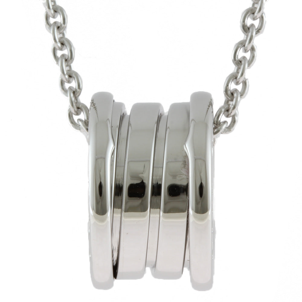 Used] BVLGARI K18WG Necklace B-zero.1 18K K18 White Gold Silver 