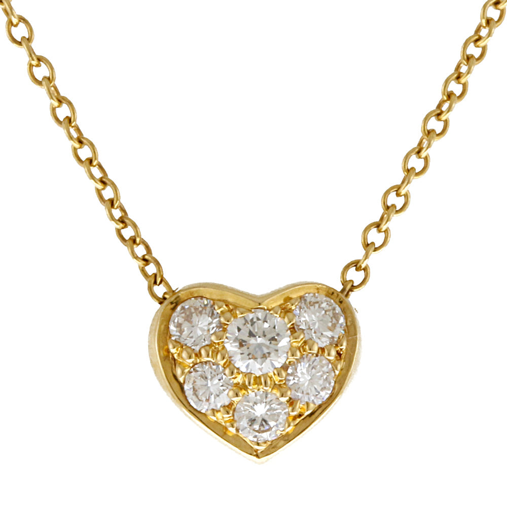 TIFFANY&Co. Tiffany Necklace 18K Gold Diamond Women