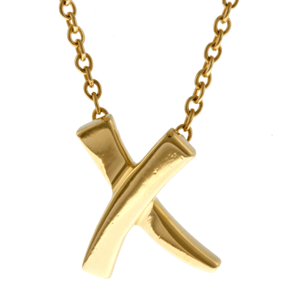 ティファニー TIFFANY&Co. キス ネックレス 18金 K18ゴールド 