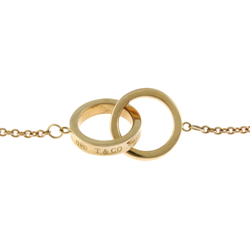 中古】 ティファニー TIFFANY&Co. K18PG ブレスレット 1837 インター 