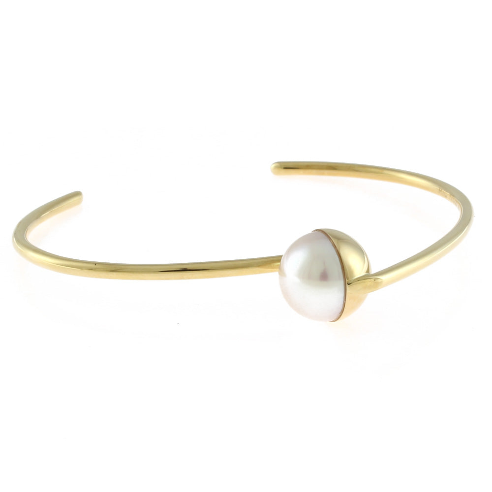 Used] TASAKI K18 Bangle Freshwater Pearl 1 bead Harlequin 18K Gold Go –  【公式】リサイクルキング オンラインショップ