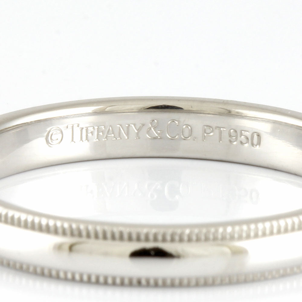 中古】 ティファニー TIFFANY&Co. Pt950 リング 指輪 ミル打ち ミルグレイン Pt950プラチナ シルバー メンズ【SH –  【公式】リサイクルキング オンラインショップ