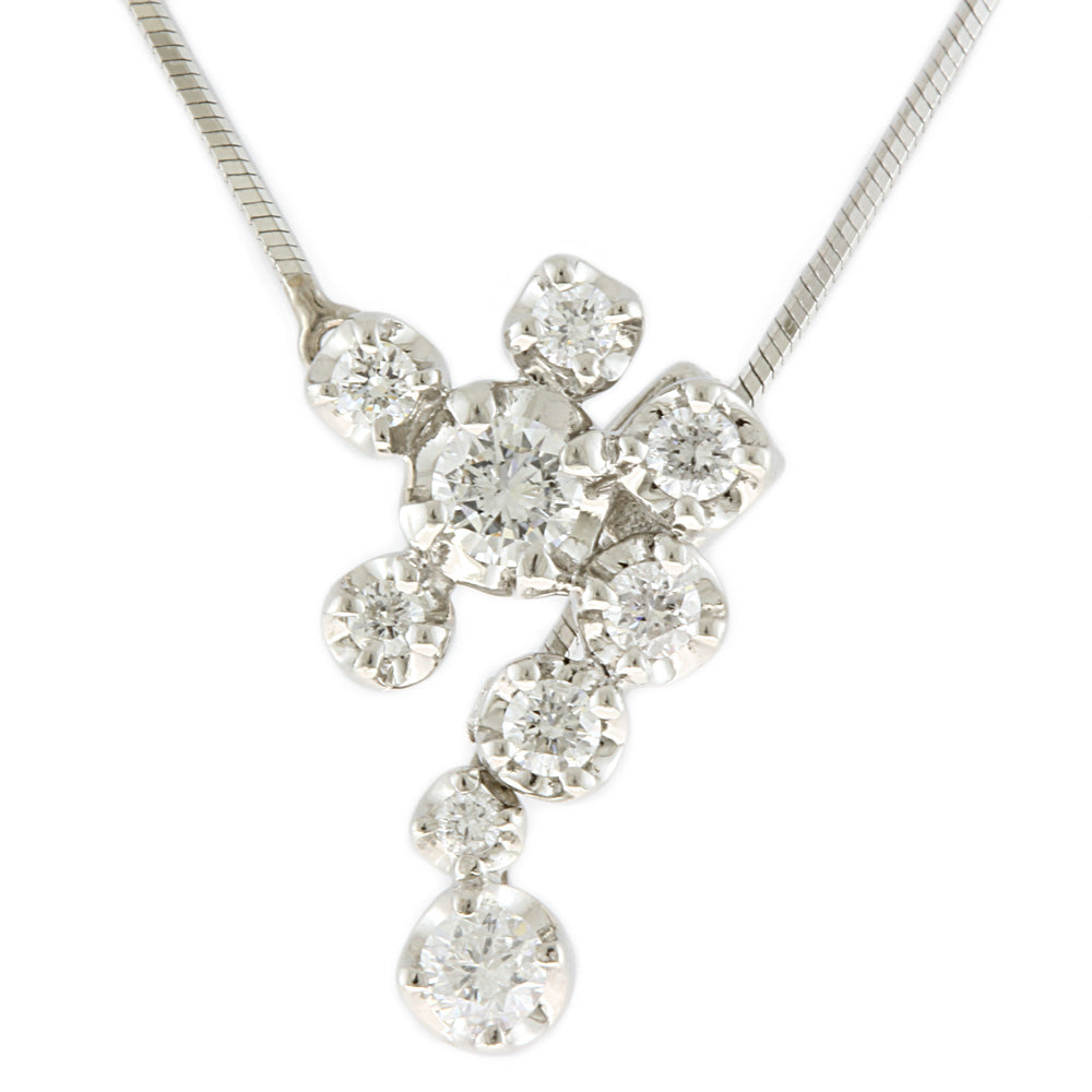 中古】 ヴァンドーム VENDOME Pt950 Pt850 ネックレス ダイヤモンド  