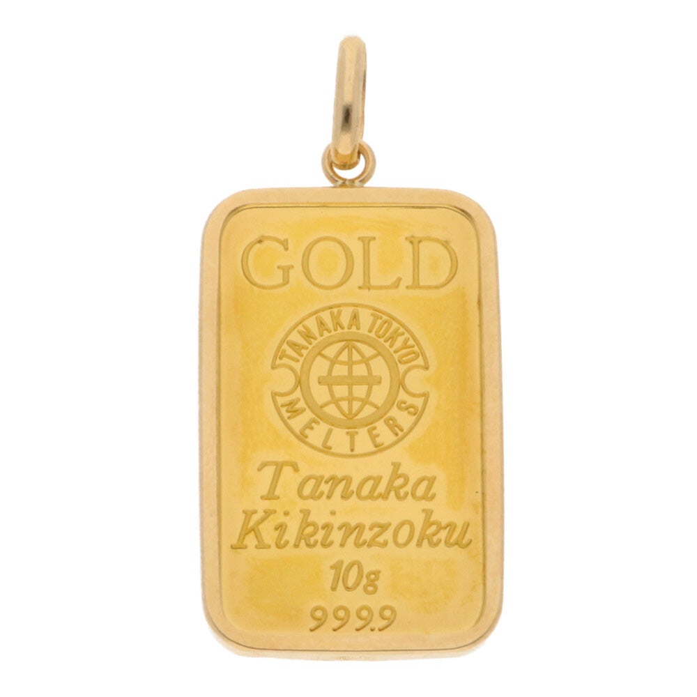 中古】 K24 K18 コインペンダント 田中基金属 インゴット 10g