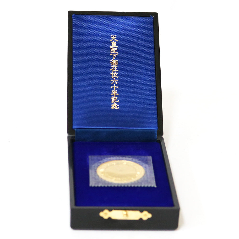 [Used] K24 Commemorative Coin Emperor's 60th Anniversary 100,000 Yen G ...