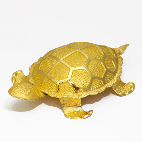 Used] K24 Gold Craft Turtle Lucky Charm 37.5g 24K K24 Gold Unisex