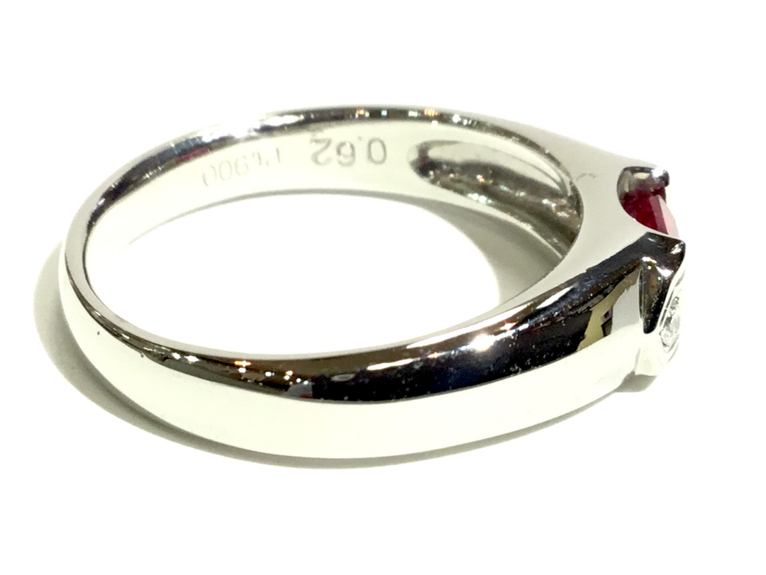 Used] PT900 Ruby/Diamond Ring R0.62/D0.03 – 【公式】リサイクル 
