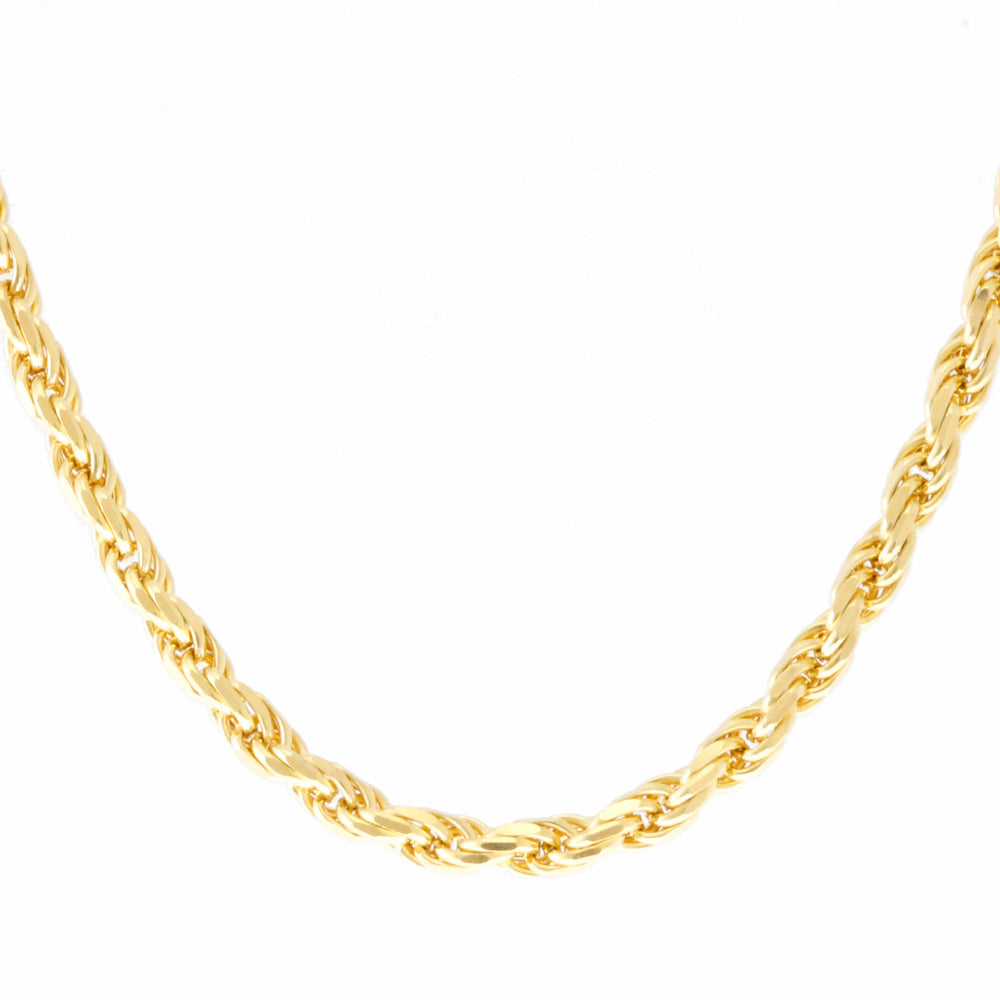 18金K18イタリーロープチェーンネックレス&ブレスレット★総重量3.49 g★ ネックレス イタリー ロープチェーン 18金 K18イエローゴールド