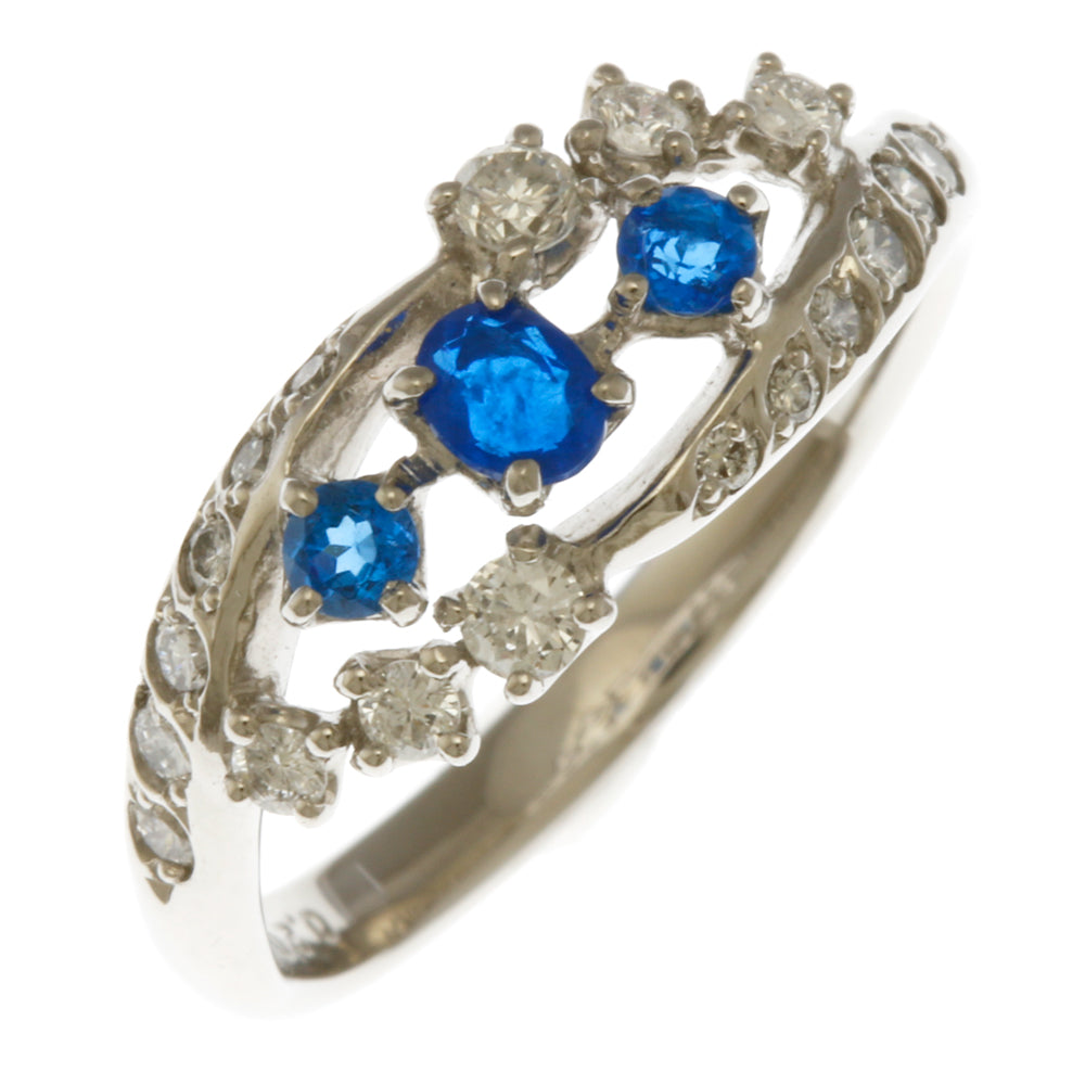 Ring size 11, certificate, Pt900 platinum, awinite 0.20ct, diamond 
