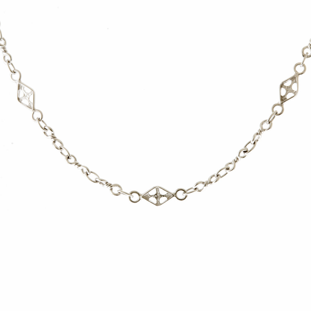 ネックレス クロス チェーン デザインネックレス 18金 K18