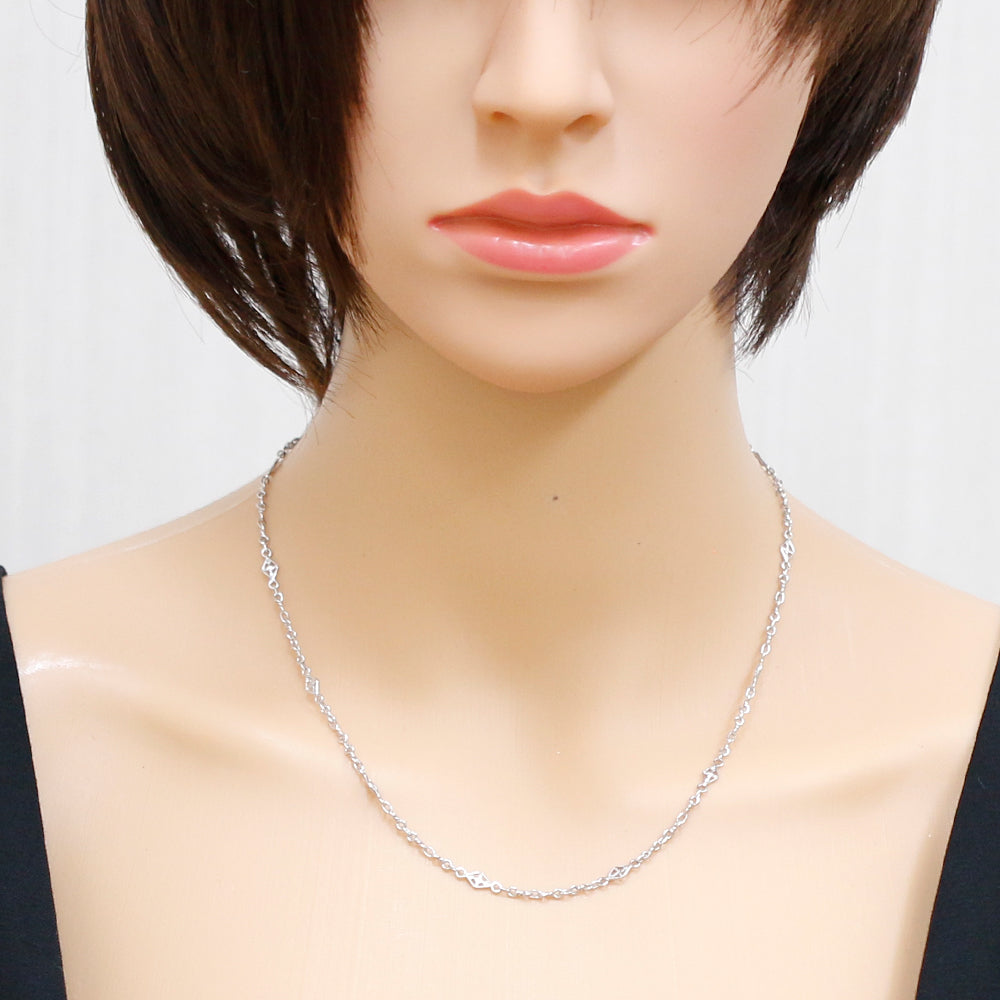 ネックレス クロス チェーン デザインネックレス 18金 K18