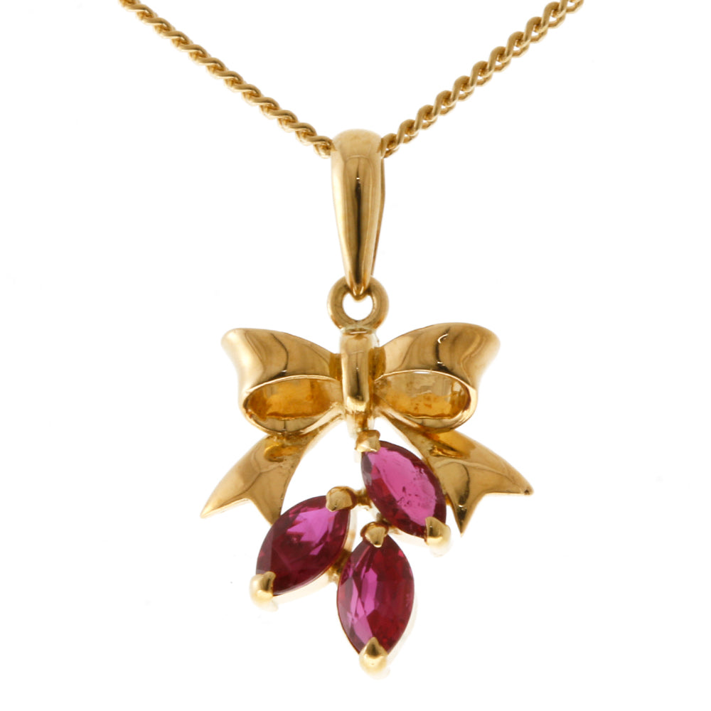 ルビー　ネックレス　昭和レトロ　K18 ルビー ネックレス 昭和レトロ K18