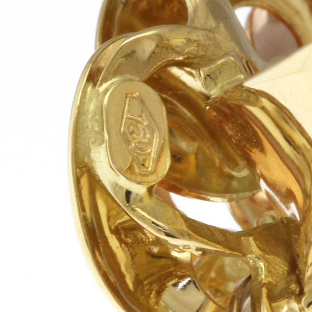 K18ゴールド, flower デザインリングです。14号 リング・指輪 14号 花 フラワー バラ ローズ 大ぶり つや消し