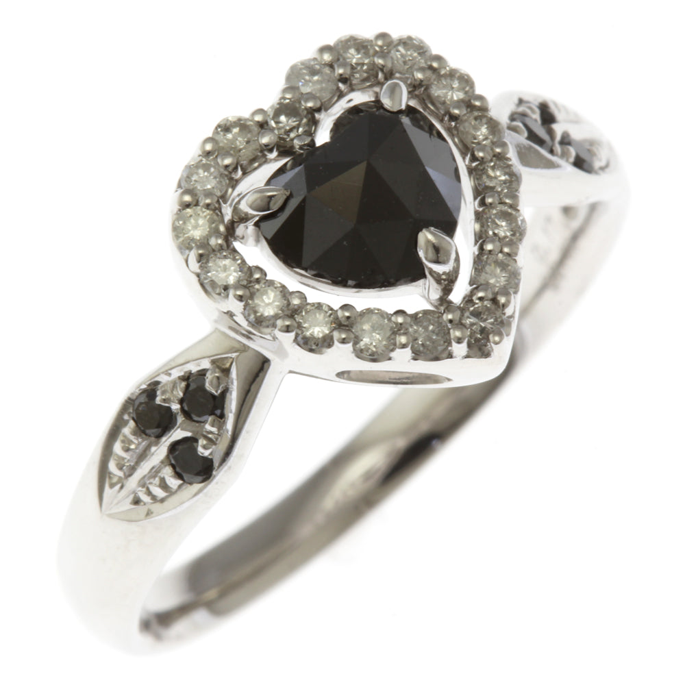 ダイヤモンドK18リング12号ハート