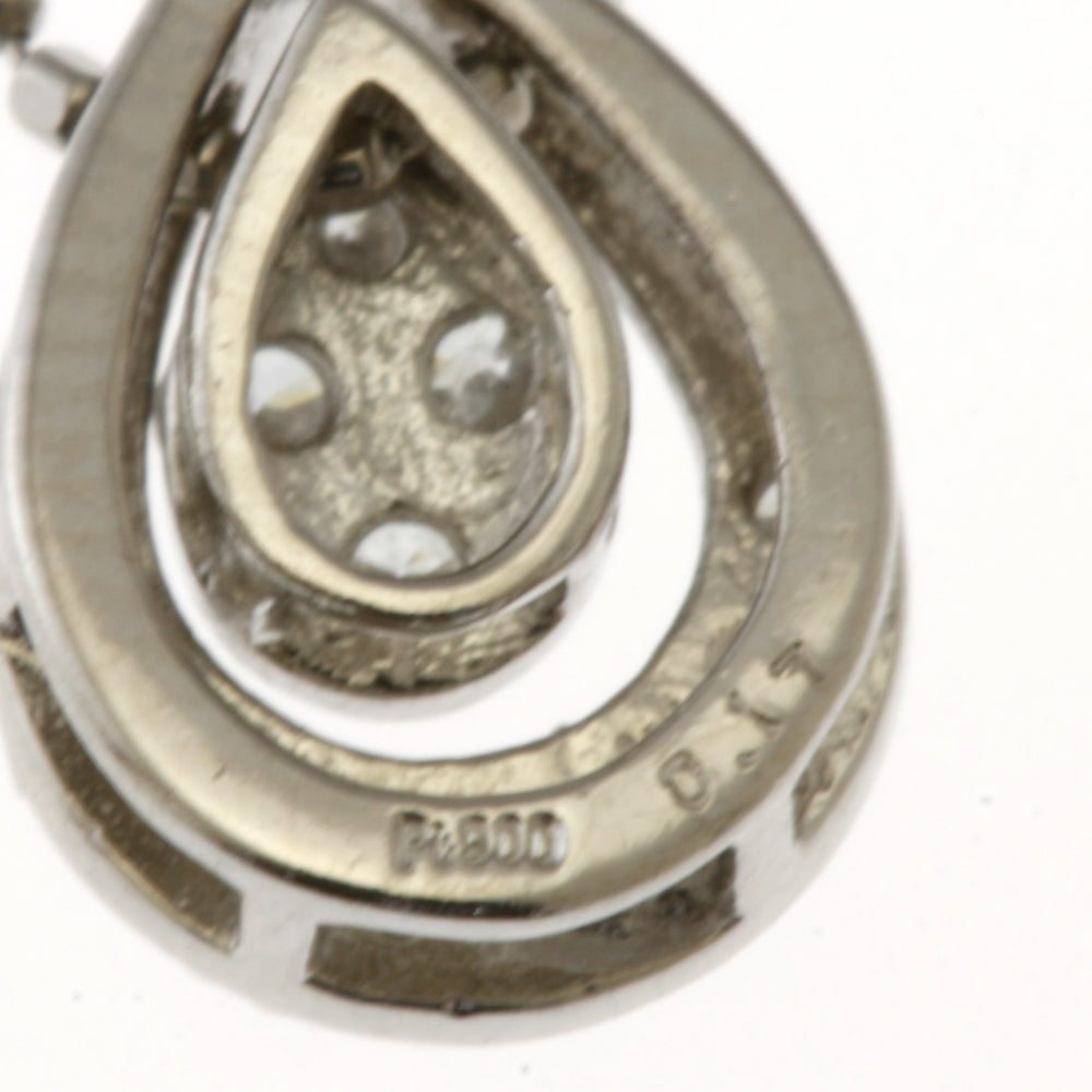 ダイヤモンドネックレスPt900/Pt850＊トリロジー＊雫☆ティアドロップ ダイヤモンドネックレスPt900/Pt850＊トリロジー＊雫☆ティアドロップ