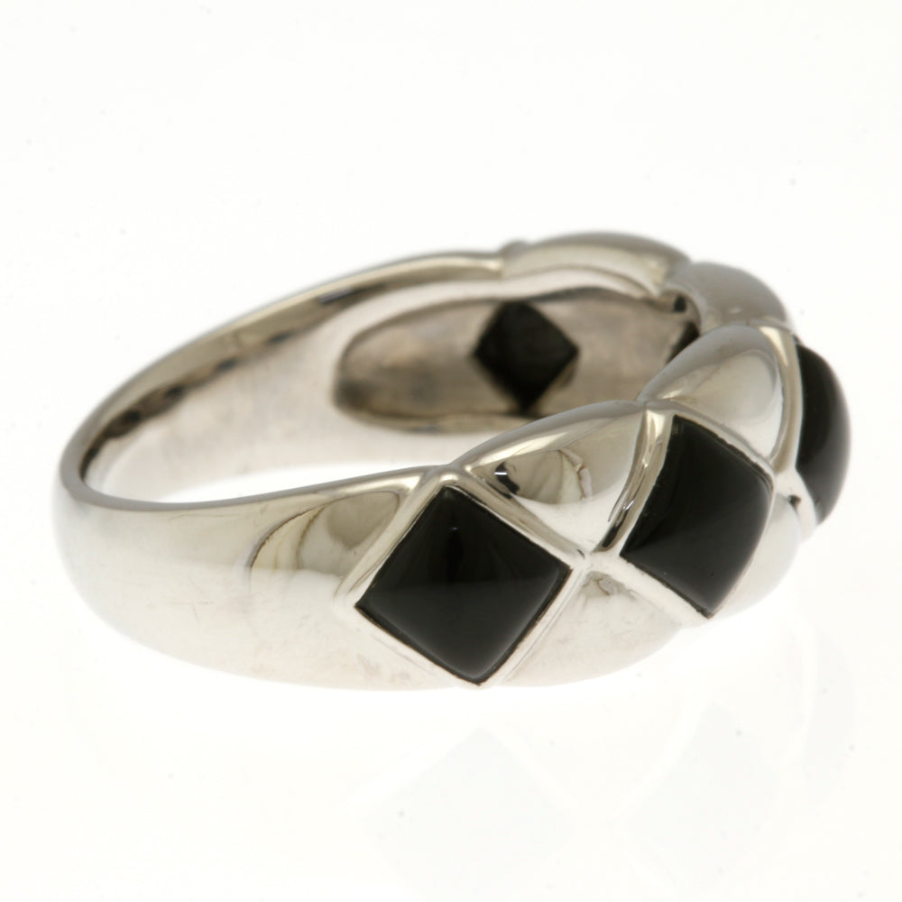リング・指輪 13号 Pt900プラチナ オニキス レディース 中古