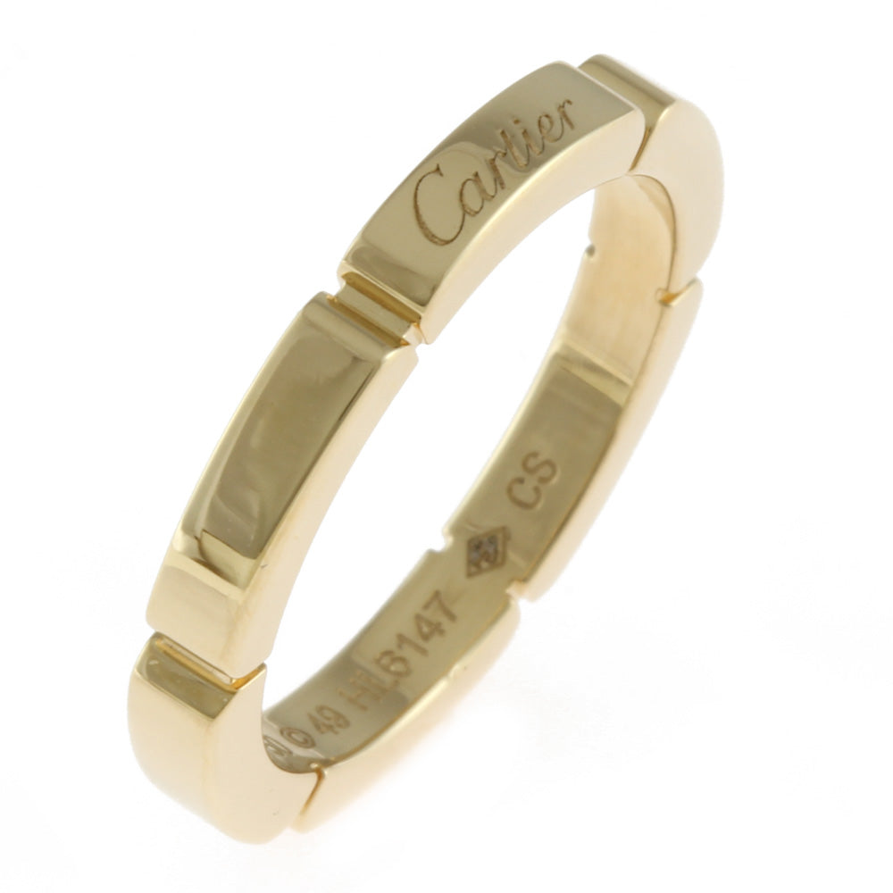 中古】 カルティエ CARTIER K18 リング 指輪 9号 マイヨンパンテール 