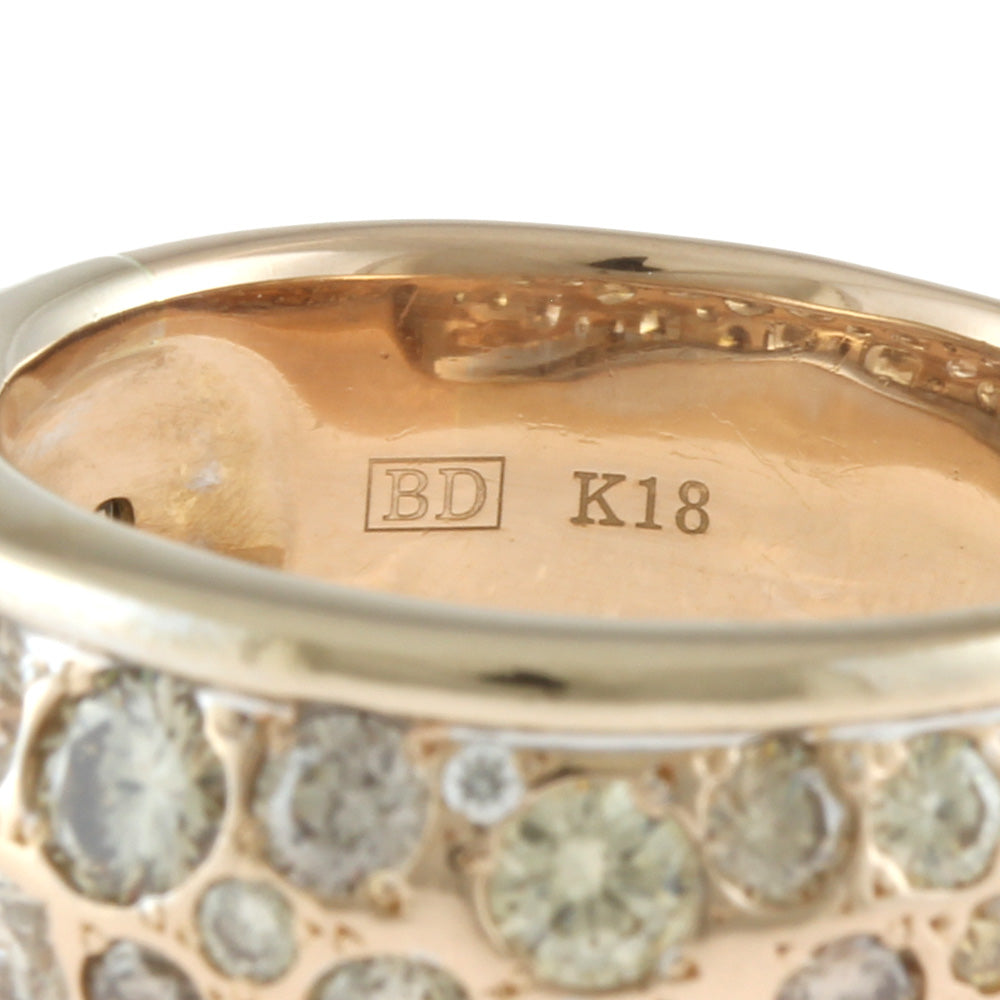 中古】 K18BG/WG リング 指輪 カシケイ KASHIKEY ブラウンダイヤモンド1.45CT ブラウンゴールド 2カラー 15号 –  【公式】リサイクルキング オンラインショップ