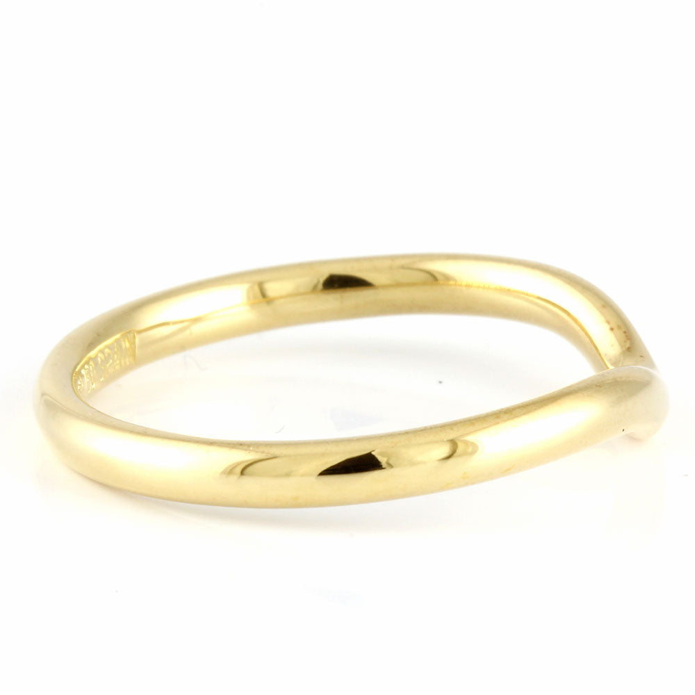 Tiffany & Co. カーブ　k18ゴールドリング 箱付き Tiffany & Co. カーブ k18ゴールドリング 箱付き