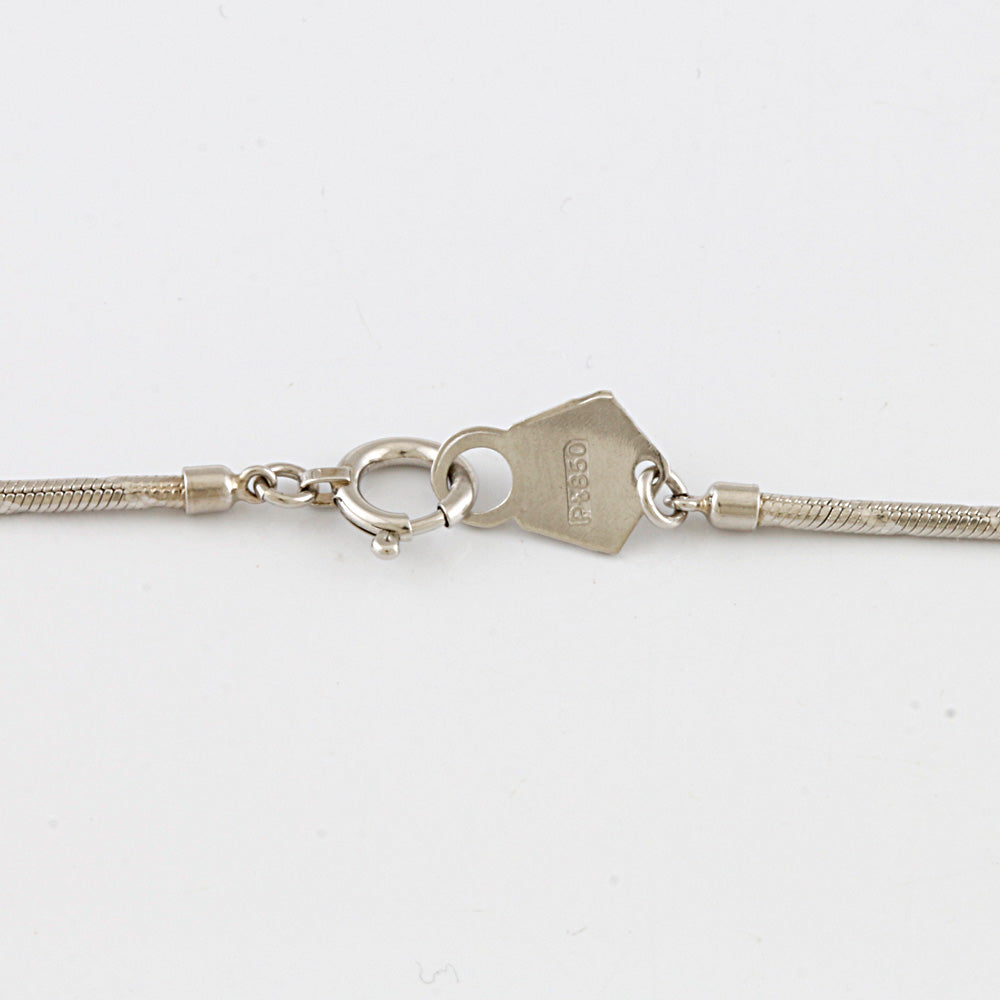 中古】 Pt850 Pt900 ネックレス ダイヤモンド ホシノスナ 星の砂