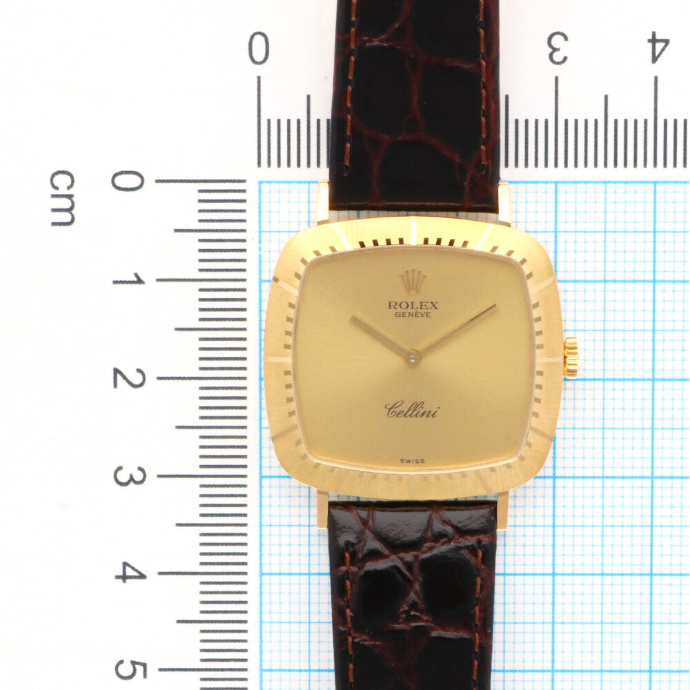 ロレックス チェリーニ 腕時計 時計 18金 K18イエローゴールド 4084 手巻き レディース 1年保証 ROLEX  ロレックス